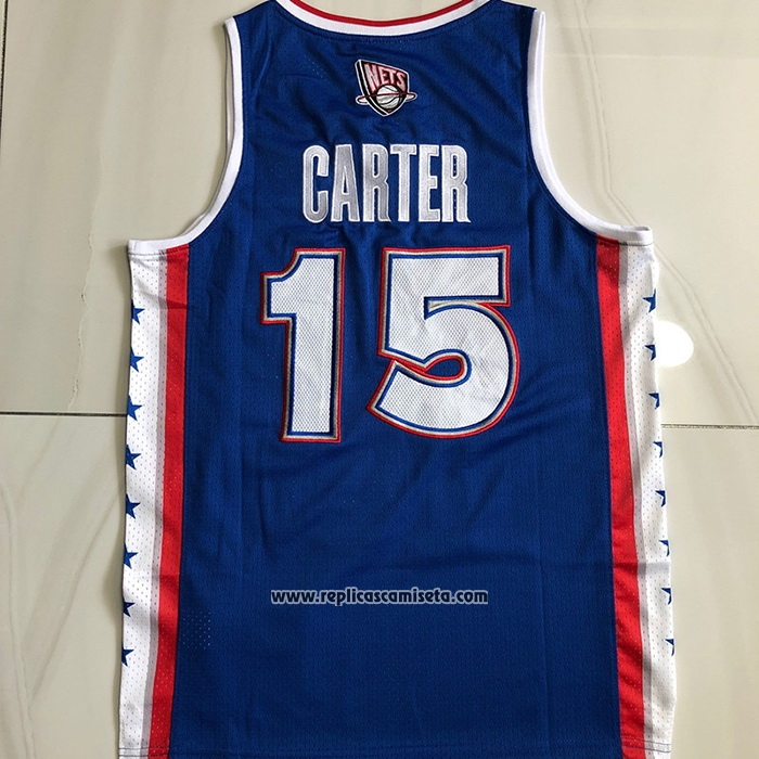 Camiseta All Star 2005 Brooklyn Nets Vince Carter #15 Azul